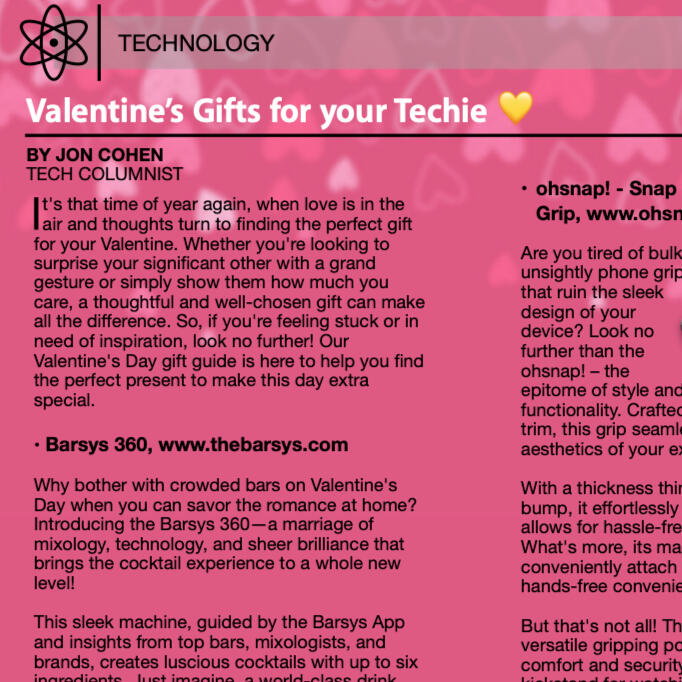 Valentine&#39;s Gifts for your Techie - Feb. 2024