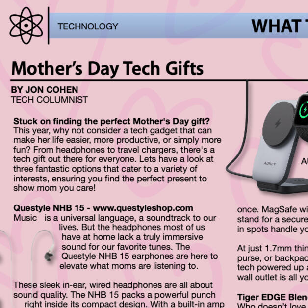 Mother&#39;s Day Tech Gifts - May 2024